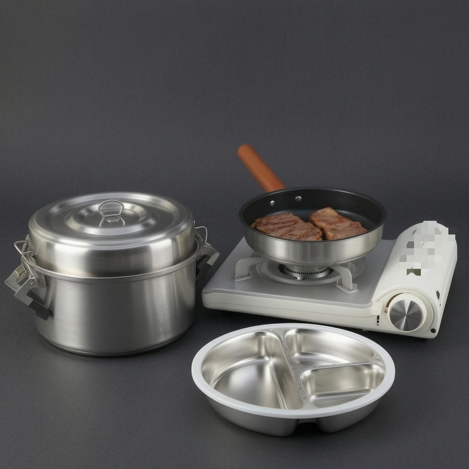 Multi Function Camp Cookware K - đánh giá và giá Camping Cooking Easy