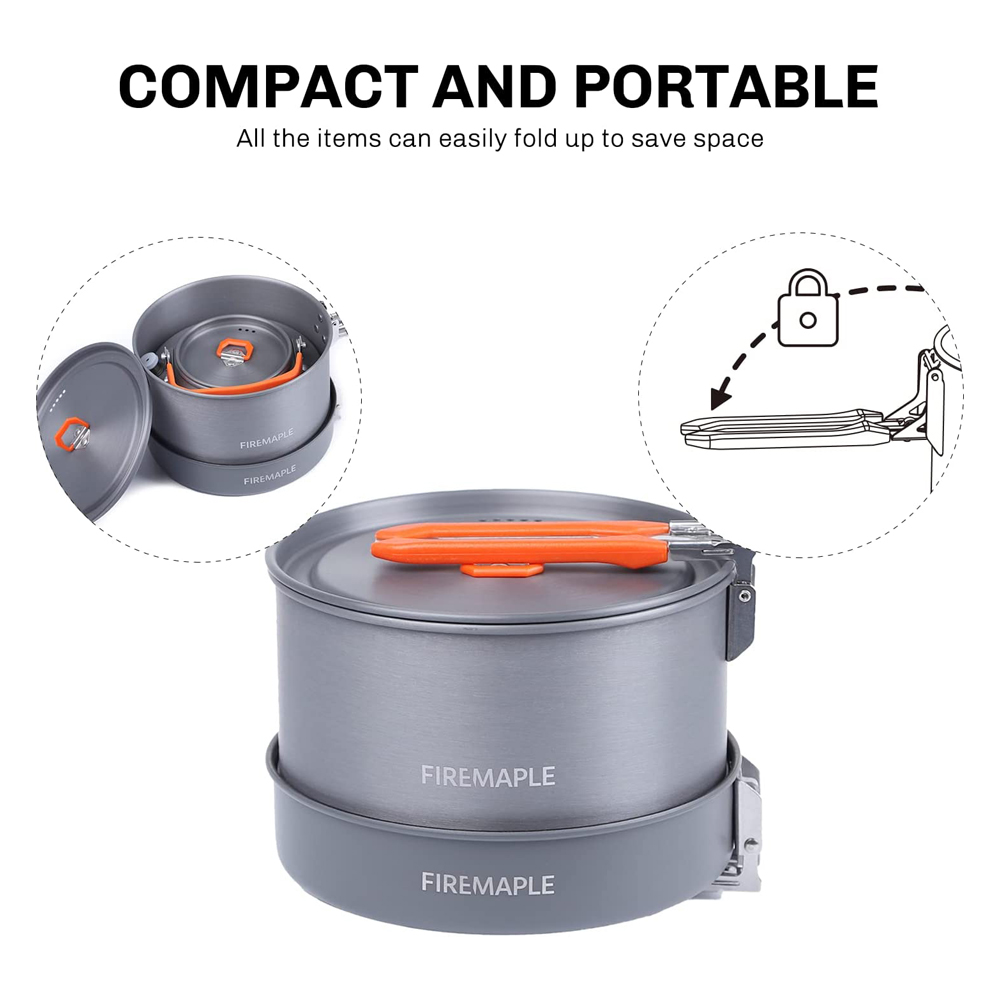 Fire Maple Camping Cookware Ut - đánh giá và giá Camping Cooking Pack