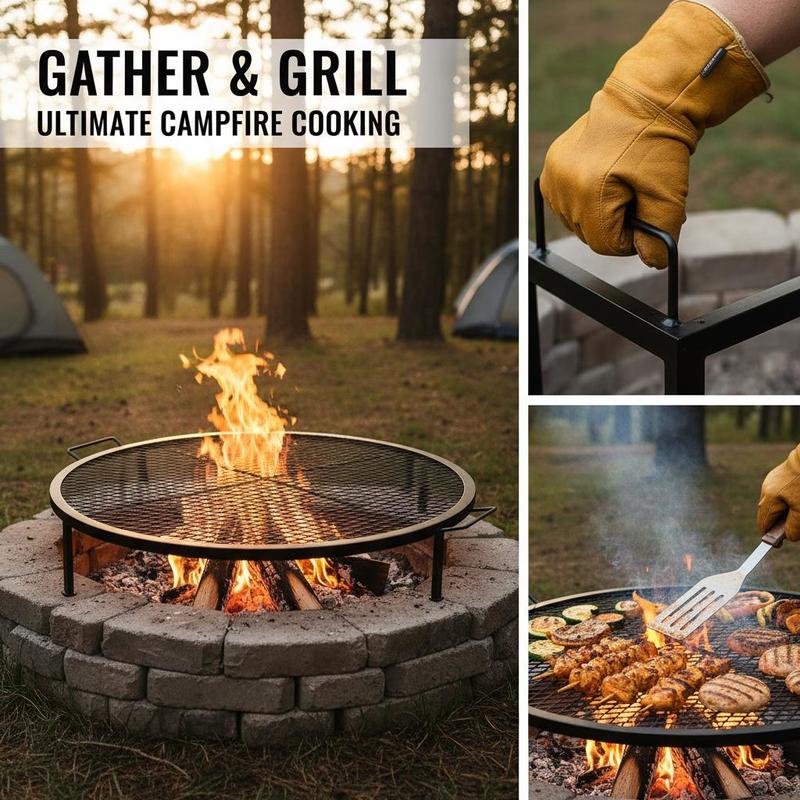Black Round Cooking Grid 36 In - đánh giá và giá Camping Cooking Grill
