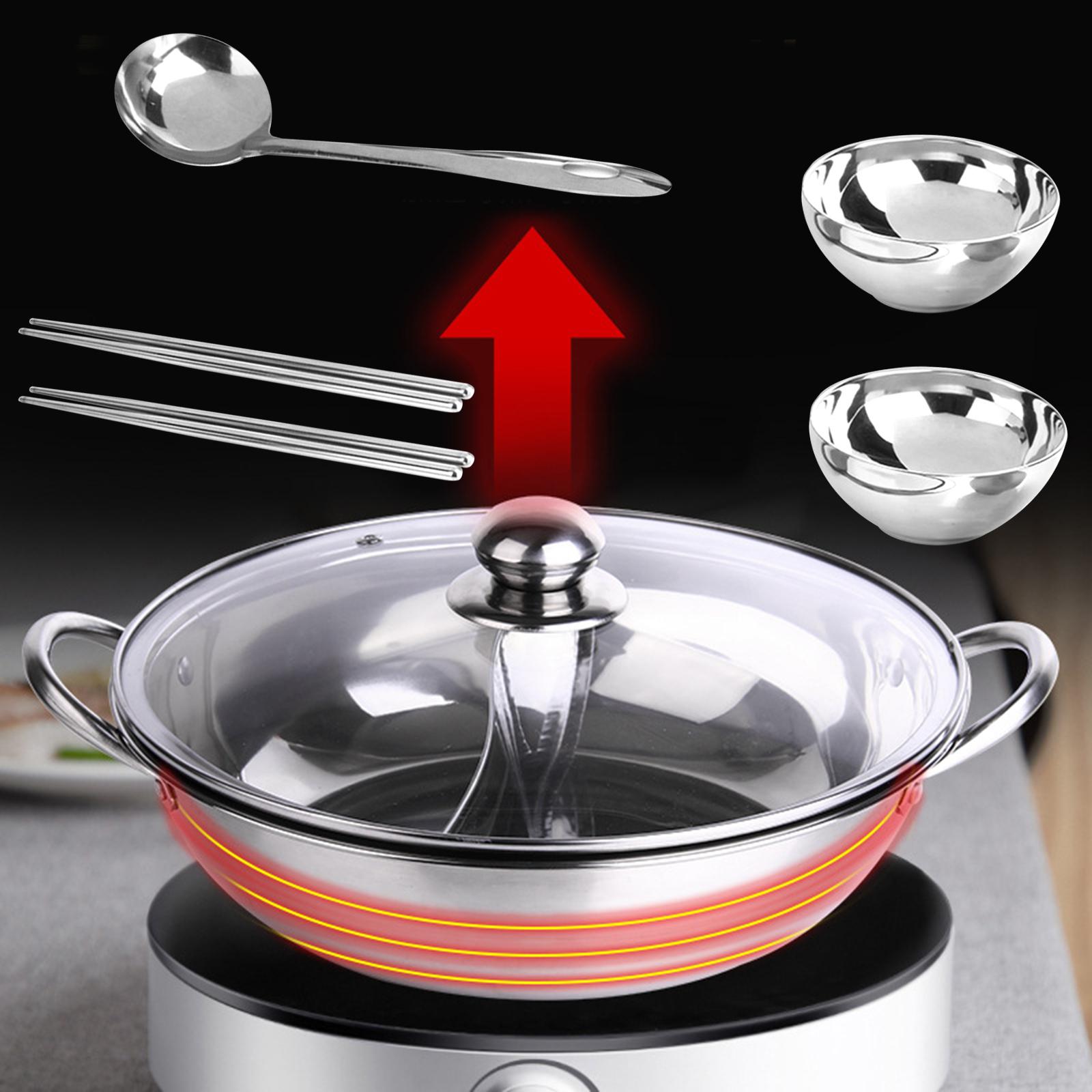 Hot Pot Pan Cooker with Glass  - đánh giá và giá Camping Cooking Pan