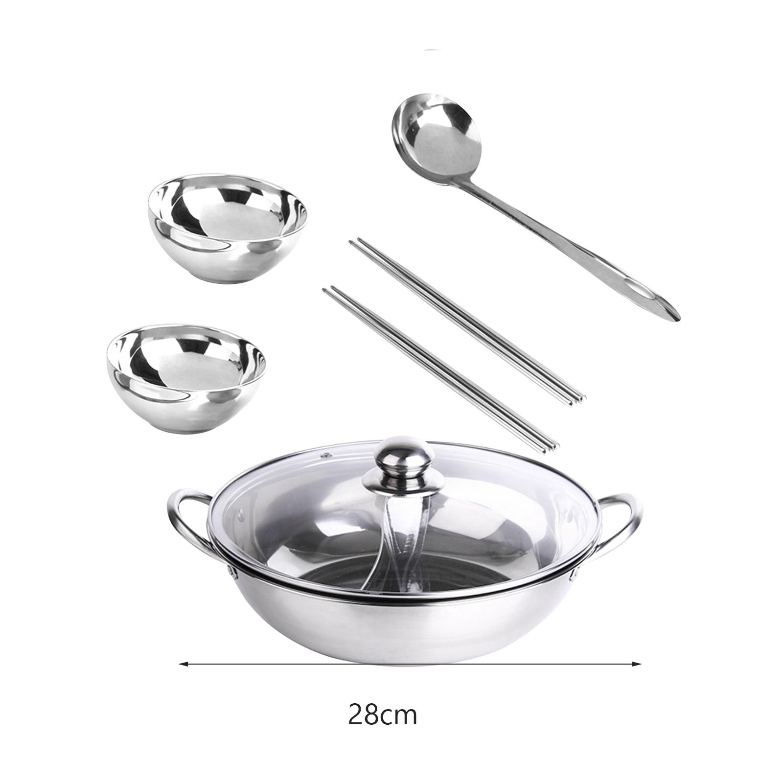 Hot Pot Pan Cooker with Glass  - đánh giá và giá Camping Cooking Pan
