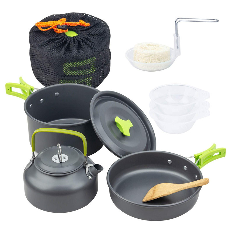 Outdoor Camping Cookware Kit A - đánh giá và giá Camping Cooking Kit Box