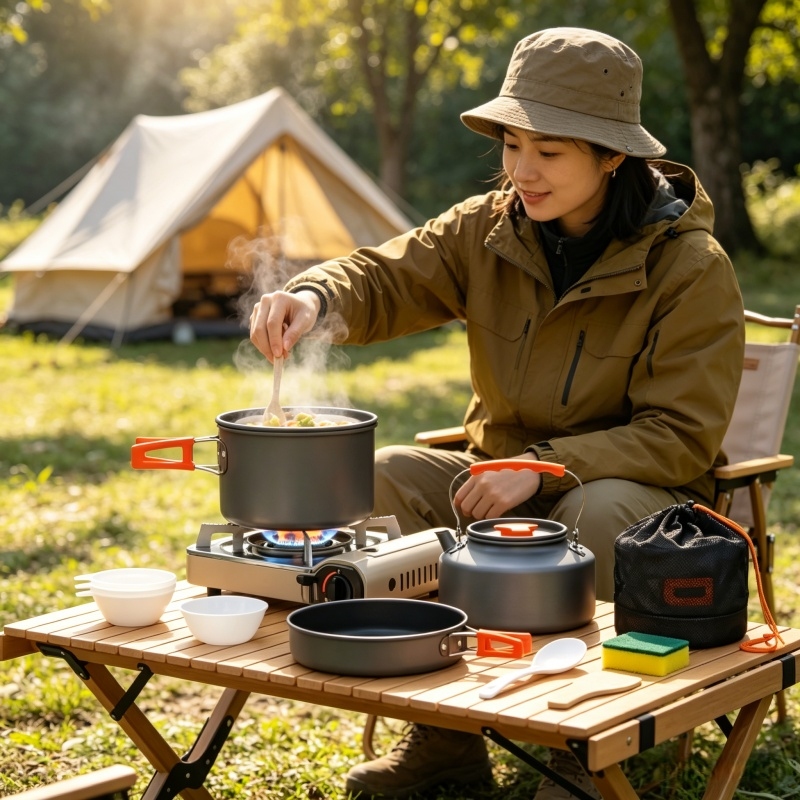 Camping Cookware Set Outdoor P - đánh giá và giá Camping Cooking Trangia