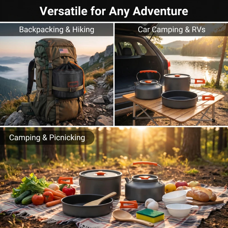 Camping Cookware Set Outdoor P - đánh giá và giá Camping Cooking Trangia