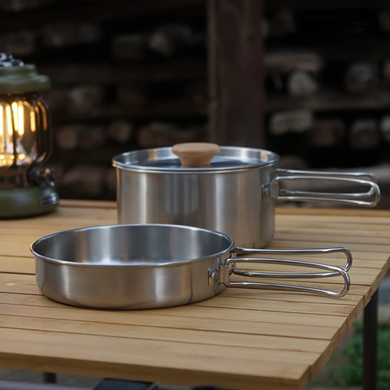 Outdoor Folding Cookware Set S - đánh giá và giá Camping Cooking Kit Box