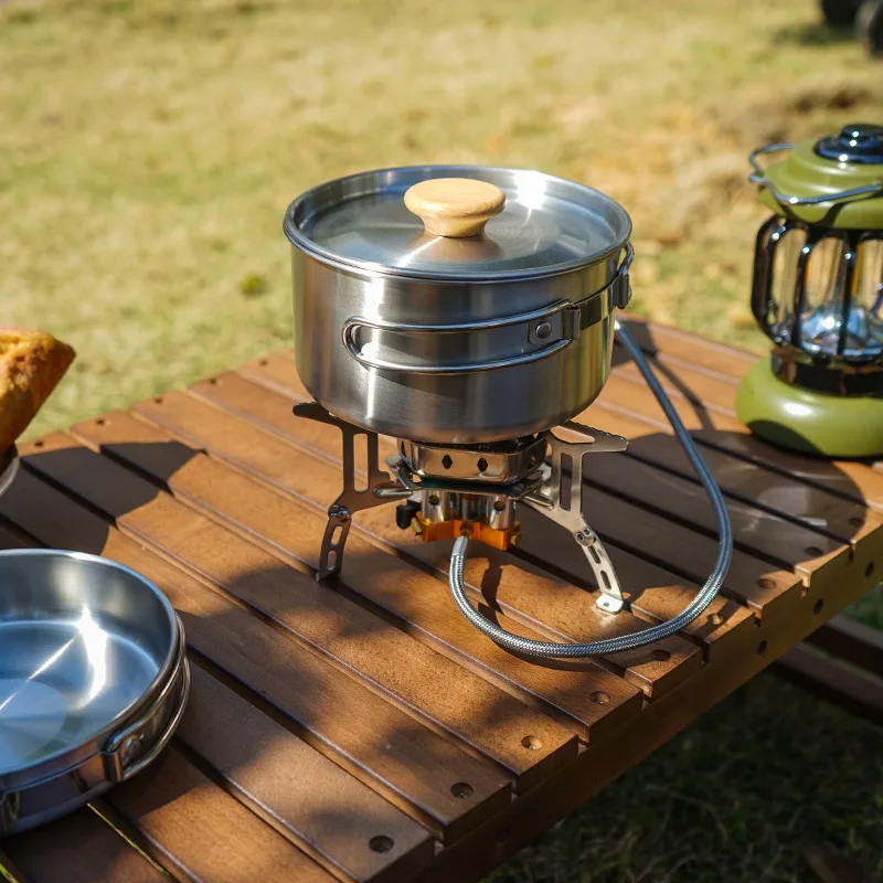 Outdoor Folding Cookware Set S - đánh giá và giá Camping Cooking Kit Box