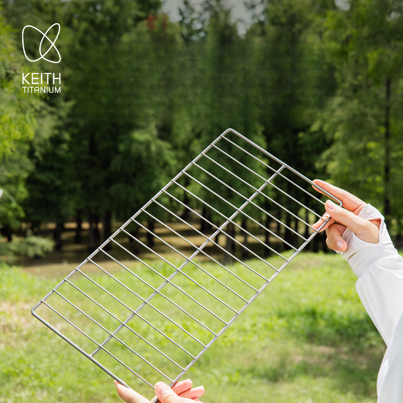 KEITH Pure Titanium Barbecue G - đánh giá và giá Camping Cooking Easy