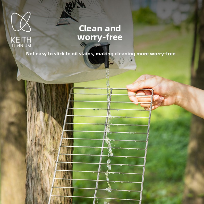 KEITH Pure Titanium Barbecue G - đánh giá và giá Camping Cooking Easy