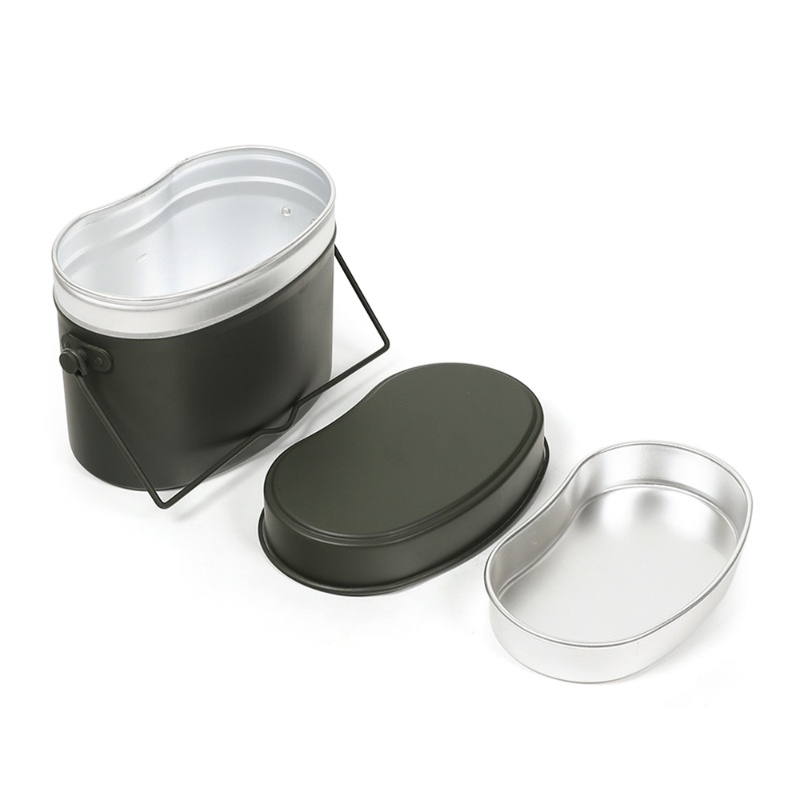 1.5L Outdoor Military Canteen  - đánh giá và giá Camping Cooking Kit Box