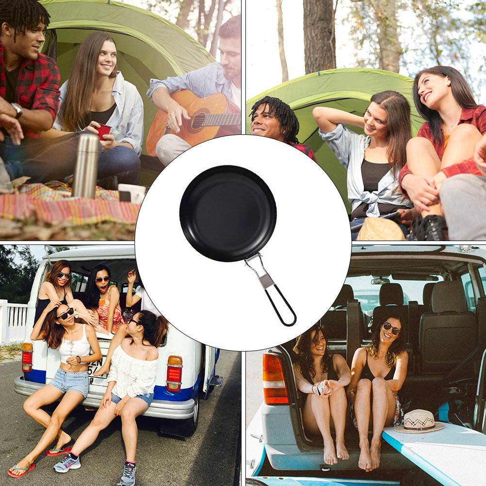 Camping Non Stick Frying Pan 9 - đánh giá và giá Camping Cooking Grill