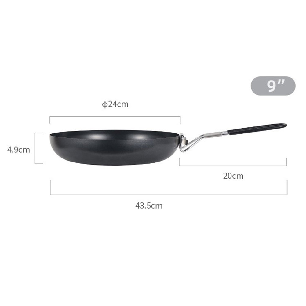 Camping Non Stick Frying Pan 9 - đánh giá và giá Camping Cooking Grill