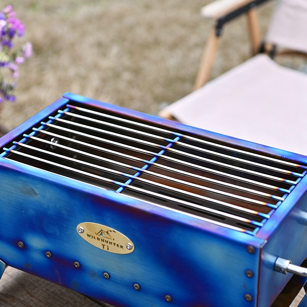 Ultra-Light Titanium Grill Rac - đánh giá và giá Camping Cooking Easy